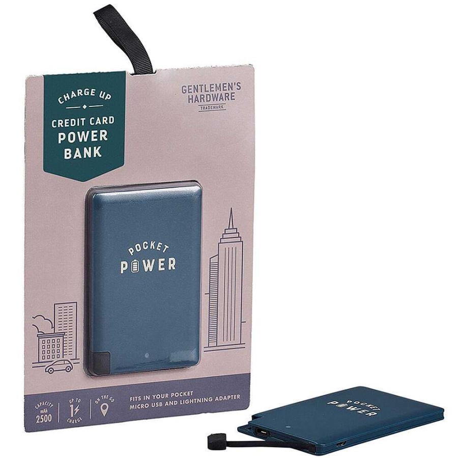 Gadgets & Novelty | Gentlemen's Hardware Gentlemen'S Hardware Power Bank Credit Card