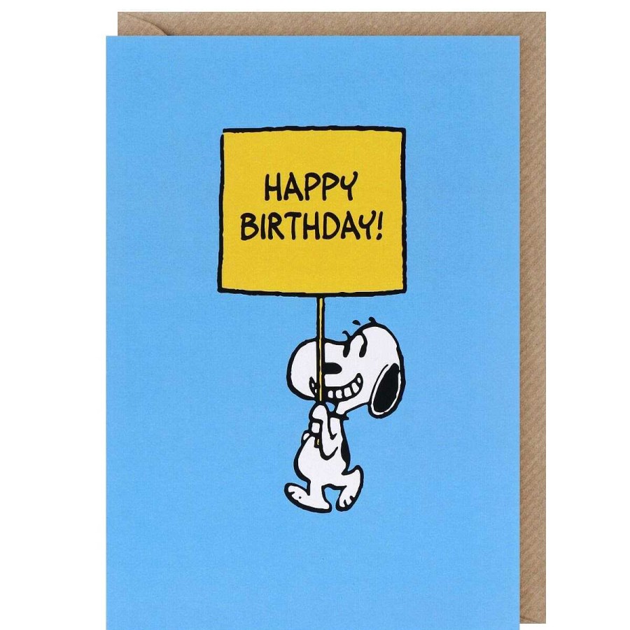 Tv & Book Characters Cards | Peanuts Peanuts Snoopy 'Sign' Birthday Card