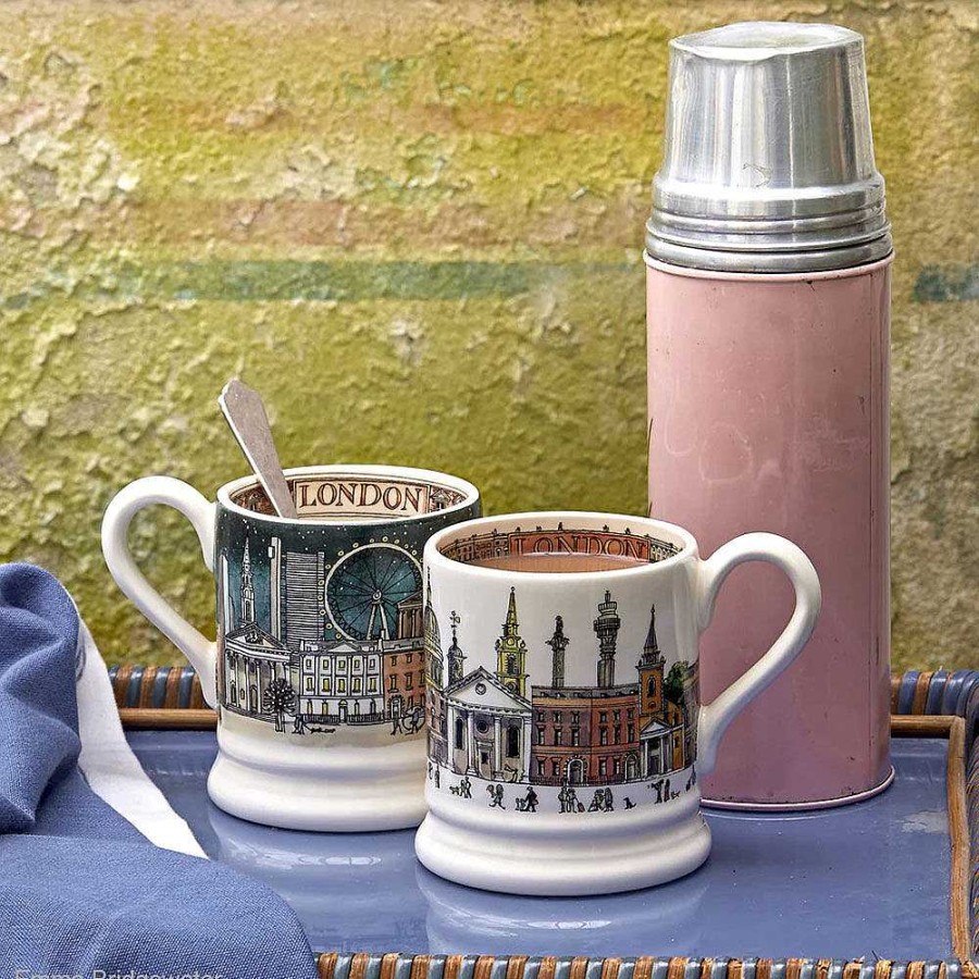 Mug Sets | Emma Bridgewater Emma Bridgewater London Set Of 2 Half Pint Boxed Mugs