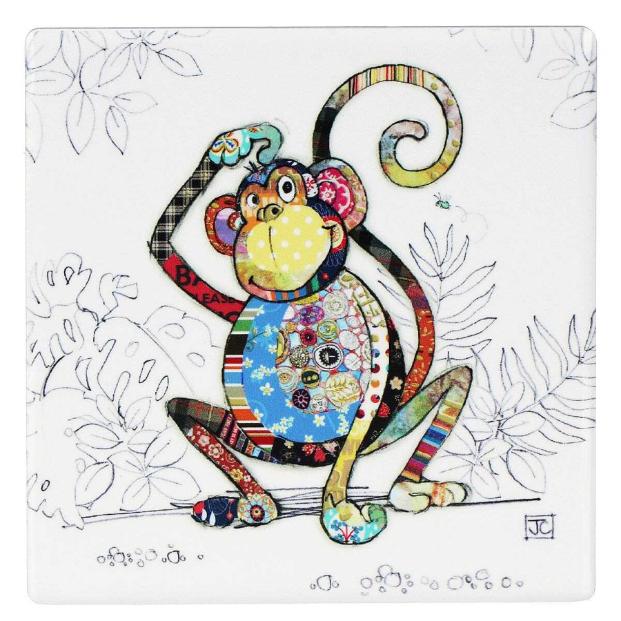 Coasters & Placemats | Bug Art Bug Art Monty Monkey Coaster