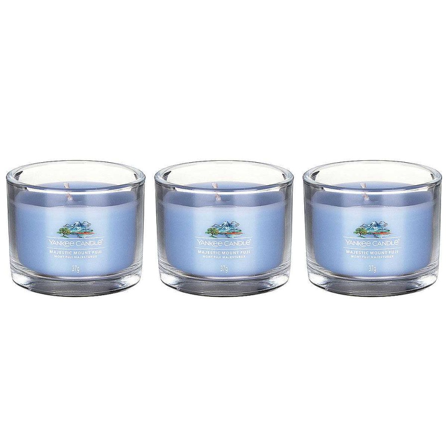 Votive Candles | Yankee Candle Yankee Candle Majestic Mount Fuji Set Of Three Signature Filled Votives