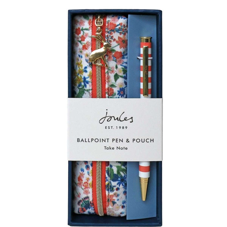 Pencil Cases | Joules Joules Floral Print Pen & Pouch Set