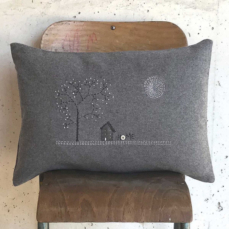 Soft Furnishings | East of India East Of India Home Wool Cushion