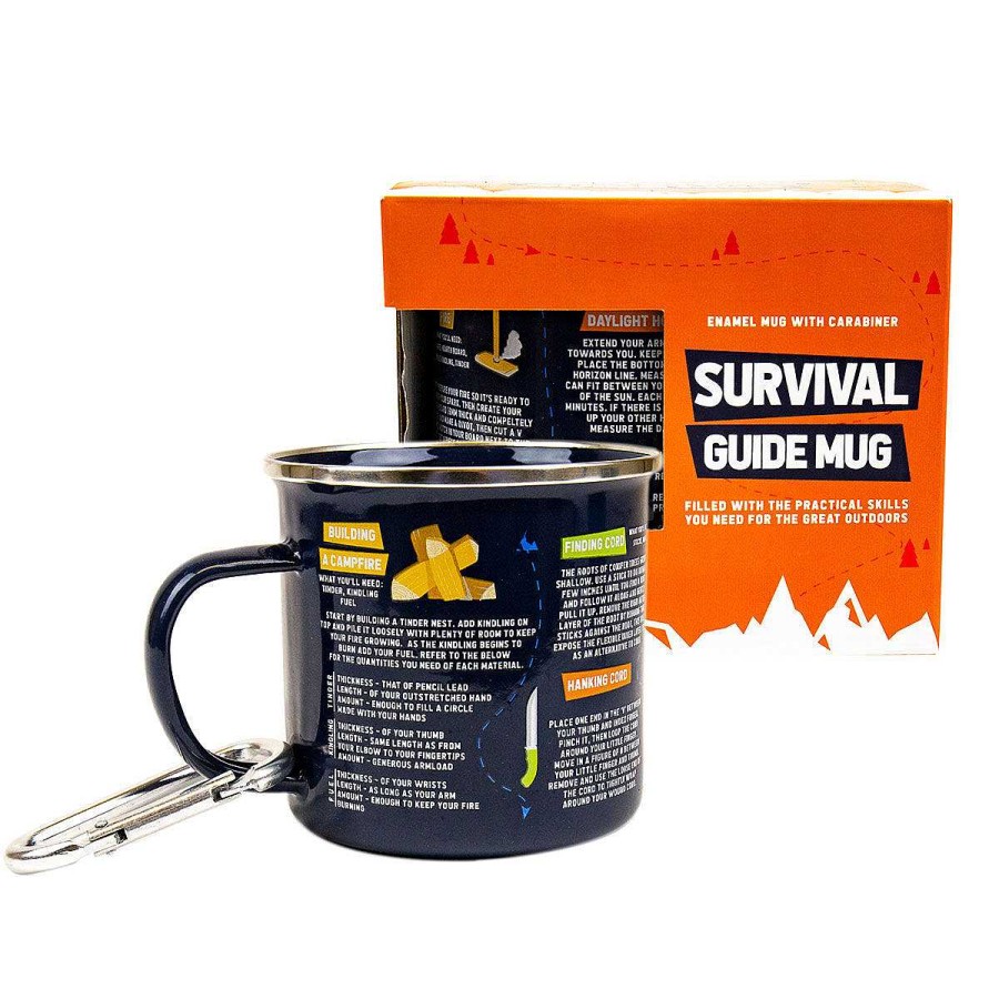 Gadgets & Novelty | Gift Republic Gift Republic Survival Guide Enamel Mug