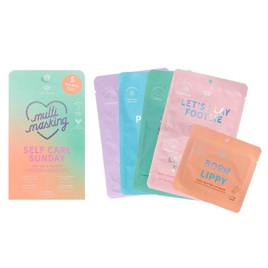 Body | Yes Studio Yes Studio 'Self Care Sunday' Multi-Masking Pack Of 5 Masks