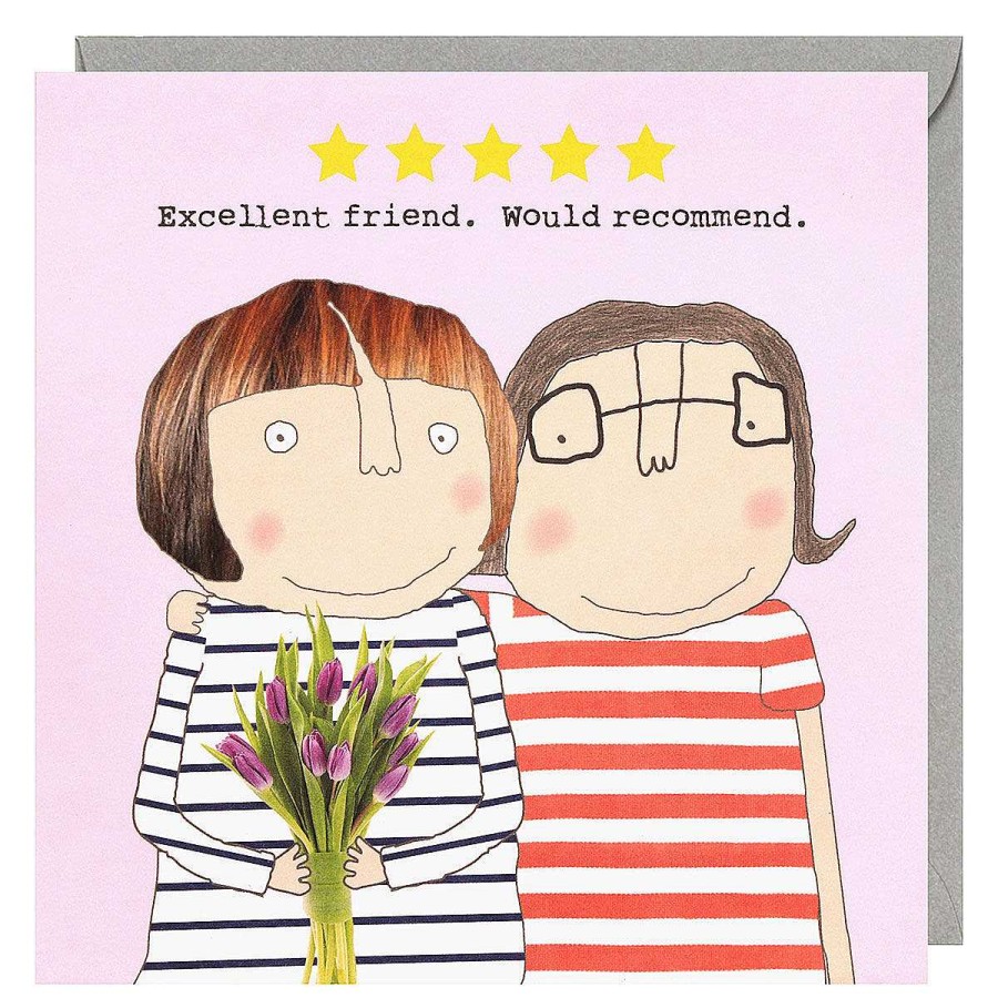 By Recipient | Rosie Made A Thing Rosie Made A Thing Five Star Friend Greetings Card