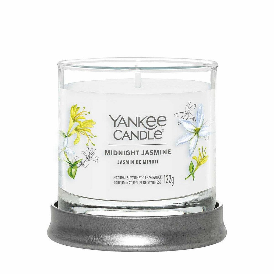 Glass Candles | Yankee Candle Yankee Candle Midnight Jasmine Signature Small Tumbler Candle