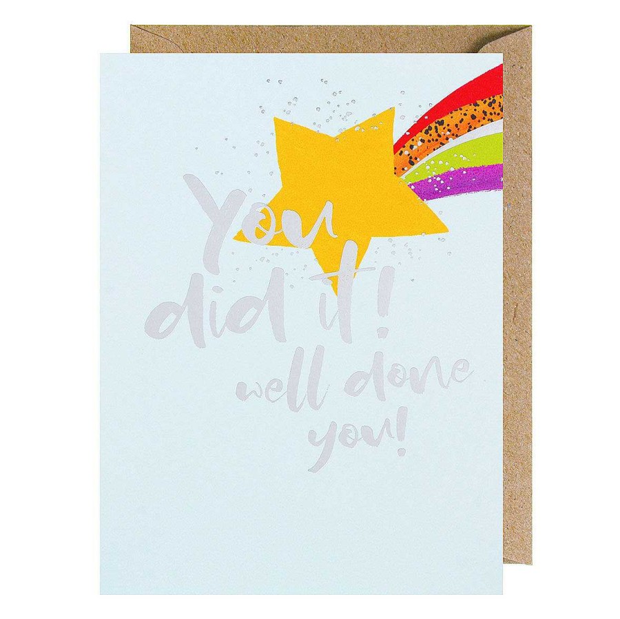 Exams & Graduation | Paperlink Paperlink Tutti Frutti 'You Did It' Star Congratulations Card