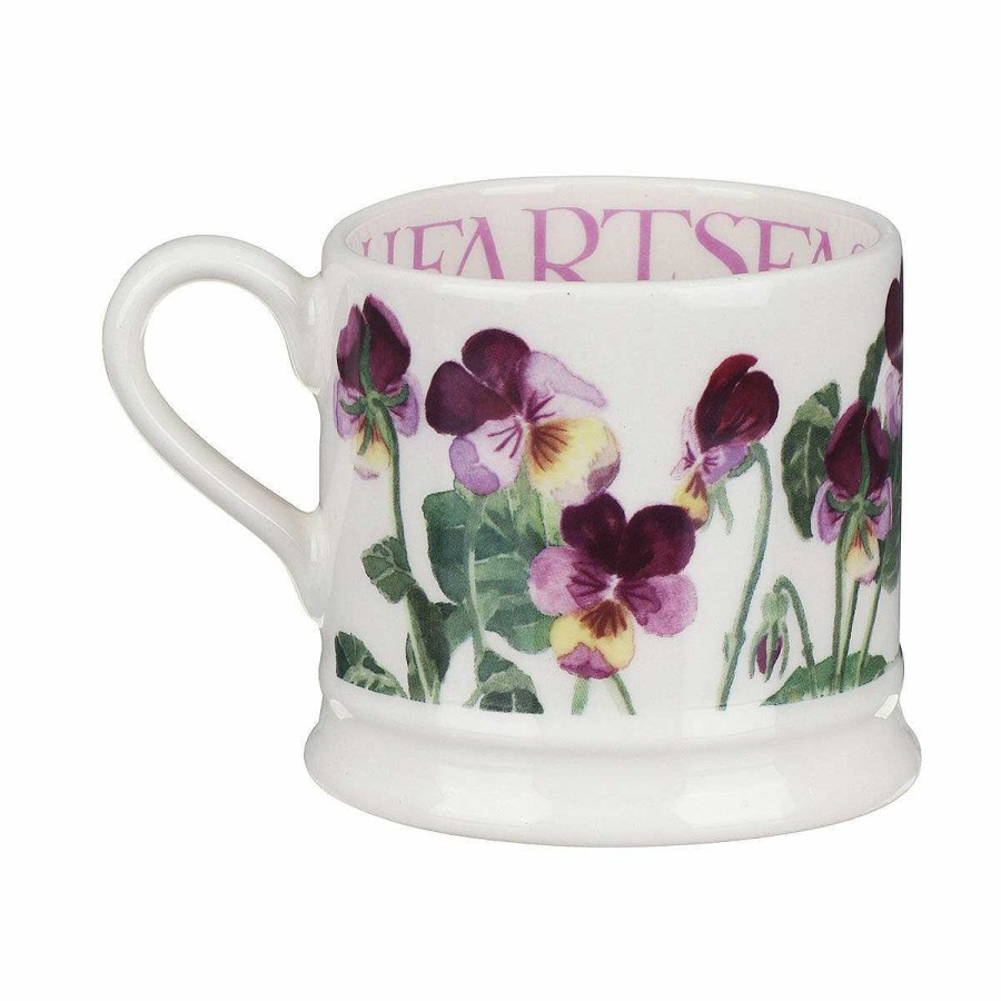 Mugs | Emma Bridgewater Emma Bridgewater Flowers Heartsease Pansies Small Mug