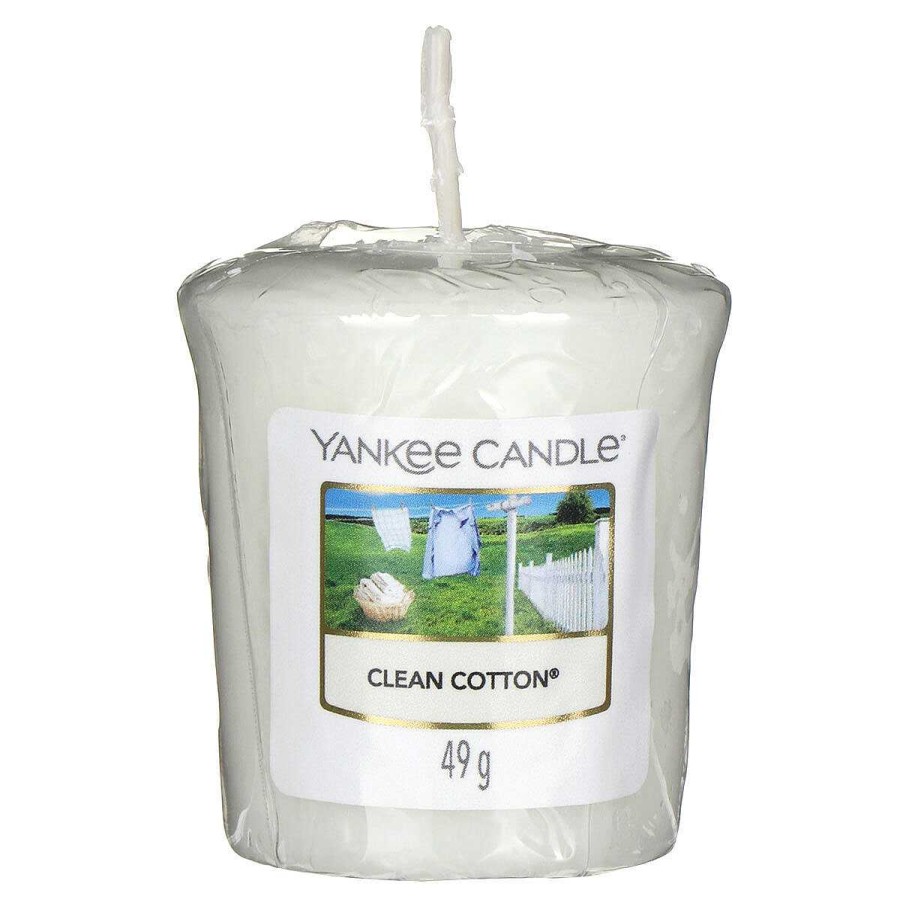 Votive Candles | Yankee Candle Yankee Candle Clean Cotton Sampler Votive Candle