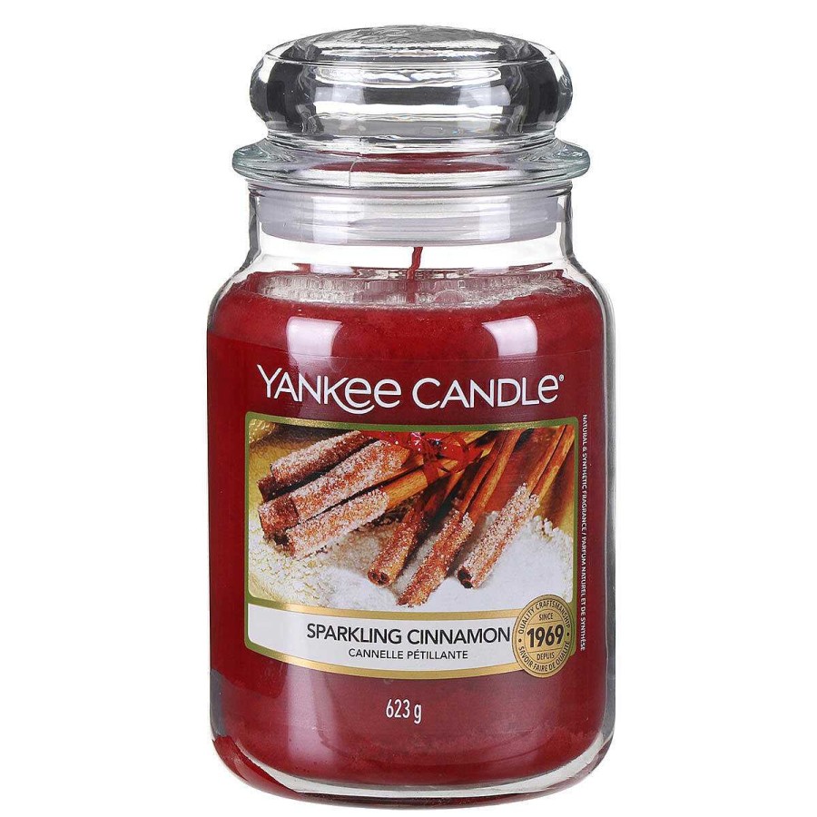 Jar Candles | Yankee Candle Yankee Candle Sparkling Cinnamon Large Jar Candle