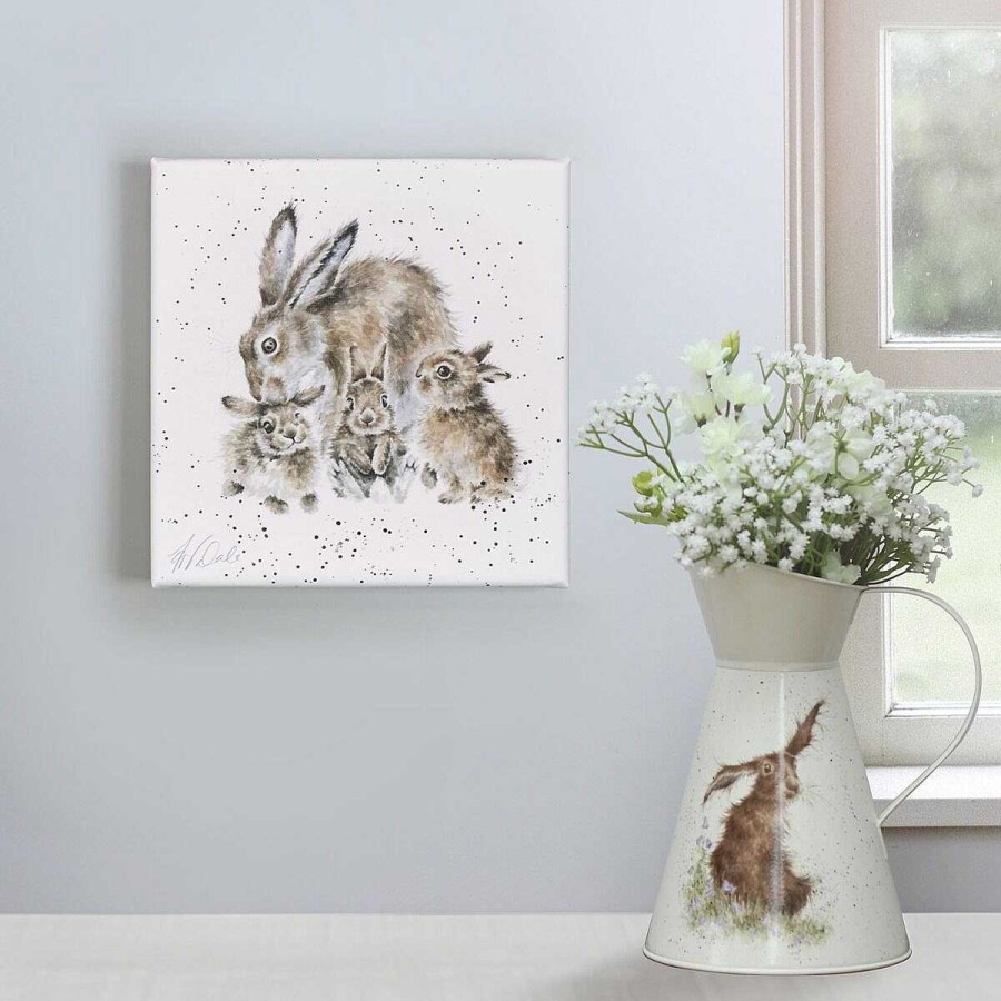 Art Prints | Wrendale Wrendale 'Furever And Always' Rabbit Small Canvas