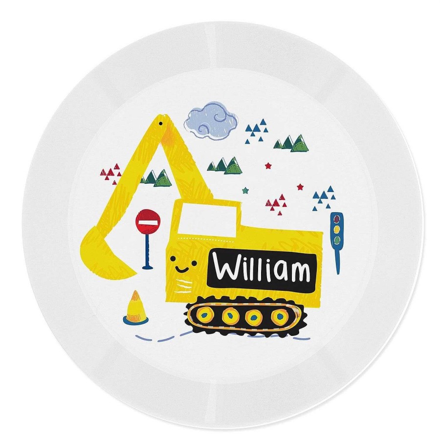 Personalised / Experience | Temptation Gifts Personalised Plastic Digger Plate