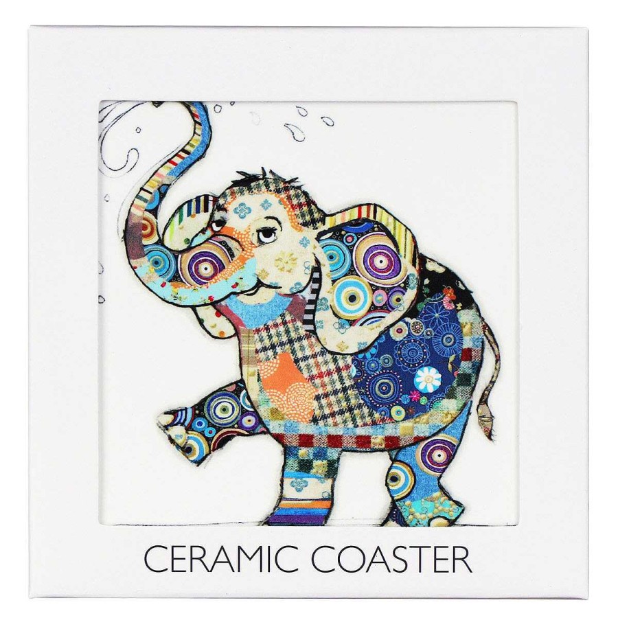 Coasters & Placemats | Bug Art Bug Art Eddie Elephant Coaster