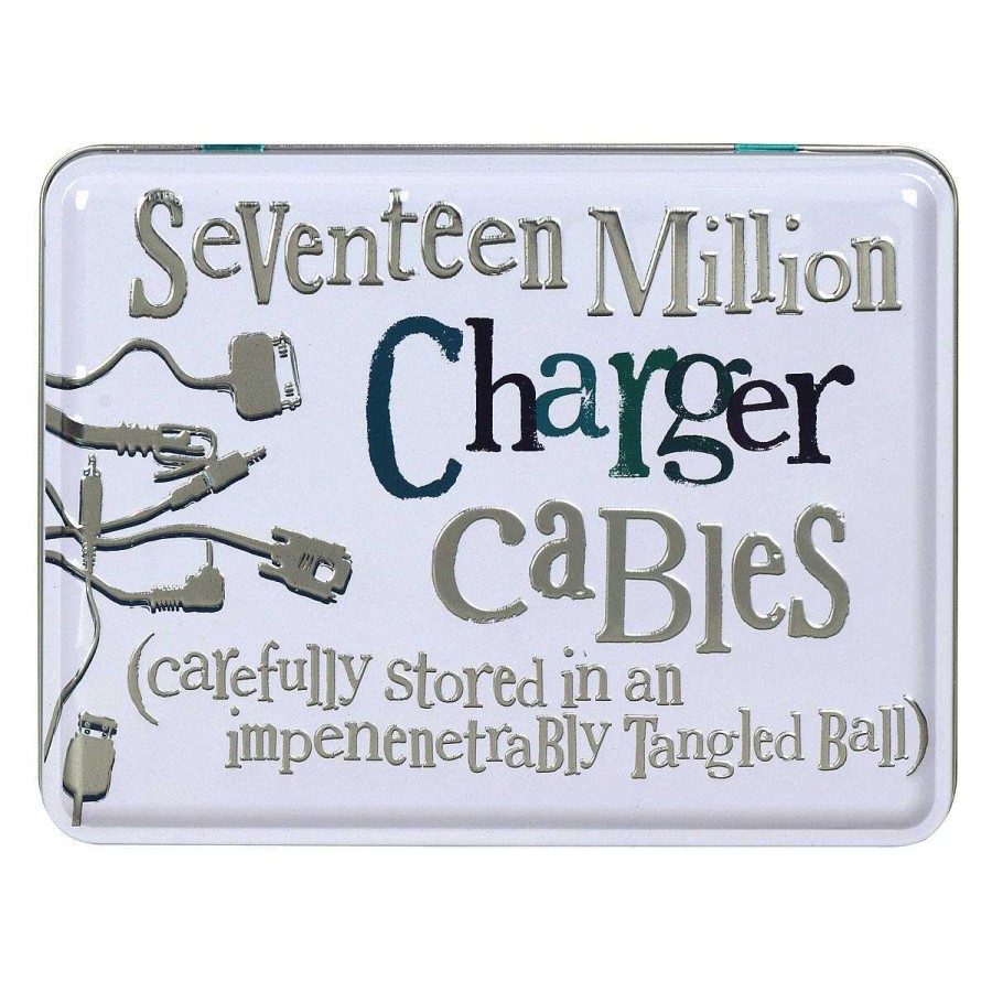 Keepsake Boxes | The Bright Side The Bright Side Charger Cables Tin