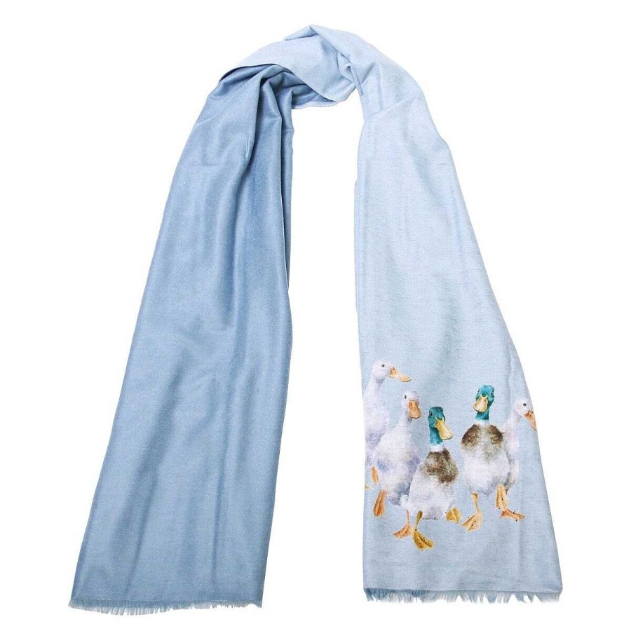 Scarves | Wrendale Wrendale 'Quackers' Duck Winter Scarf