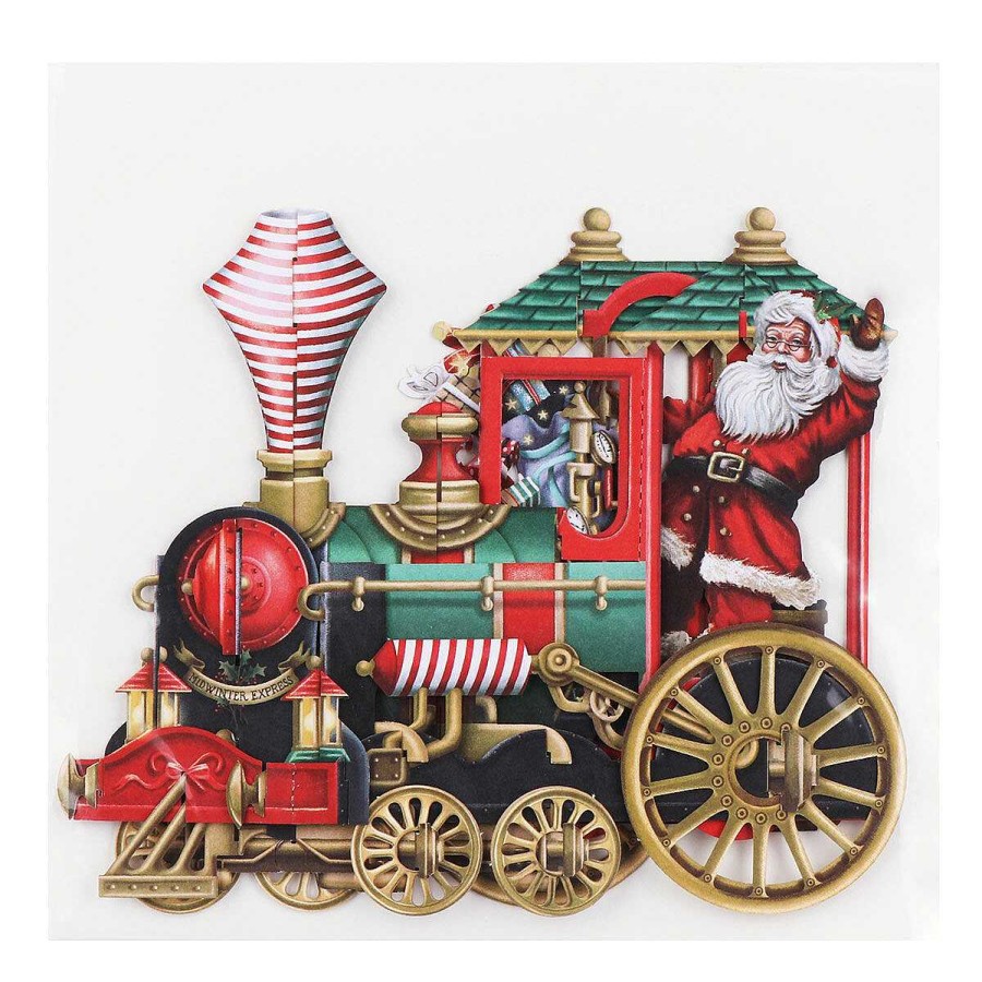 Christmas | Me & McQ Me & Mcq 'Santa'S Train' 3D Christmas Card