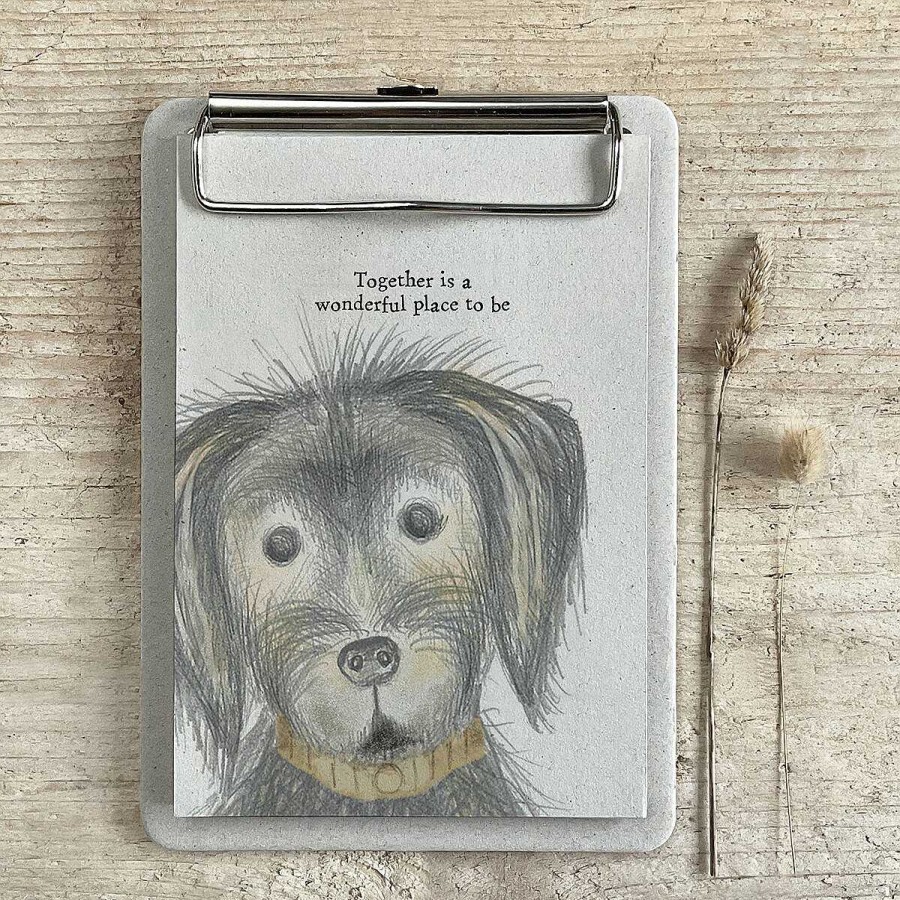 Memo Pads & Jotters | East of India East Of India 'Together Is Wonderful' Dog Clip Pad