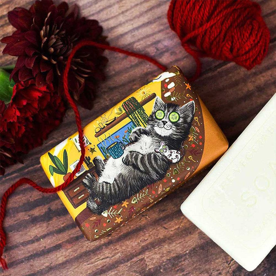 Soaps | The English Soap Company The English Soap Company Wonderful Animals Cat Luxury Soap Bar 190G