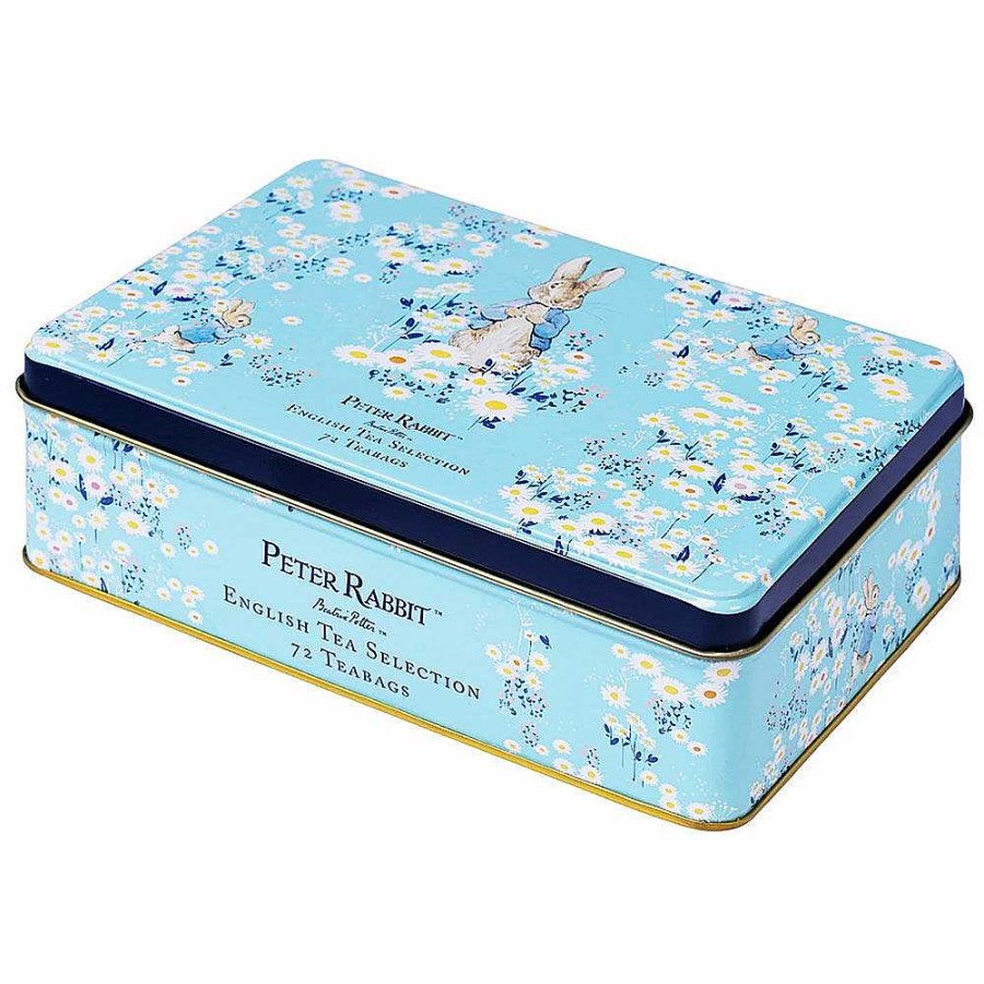 Tea | New English Teas New English Teas Peter Rabbit Daisies Tea Selection Tin With A 72 Tea Bags Selection