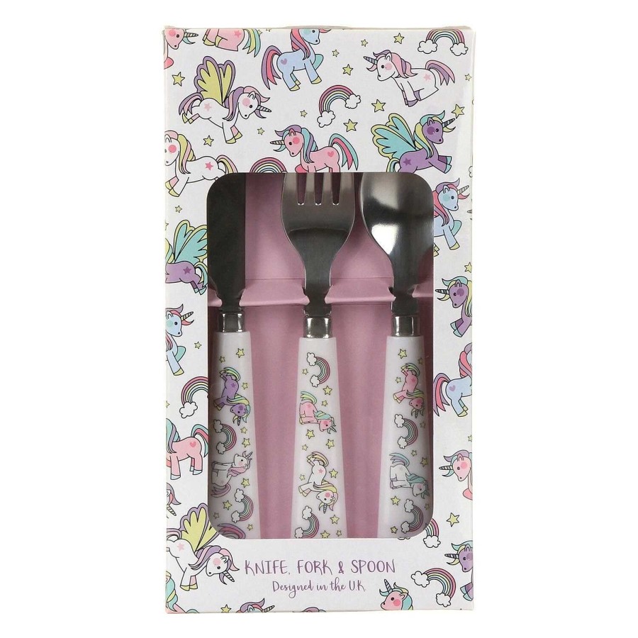 Kitchenware | Leonardo's Little Stars Leonardo'S Little Stars Unicorns Cutlery Set