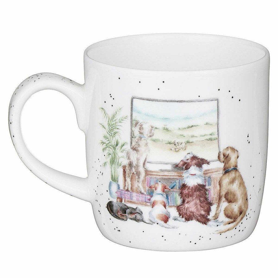 Sister | Wrendale Wrendale Movie Night Dogs Fine Bone China Mug