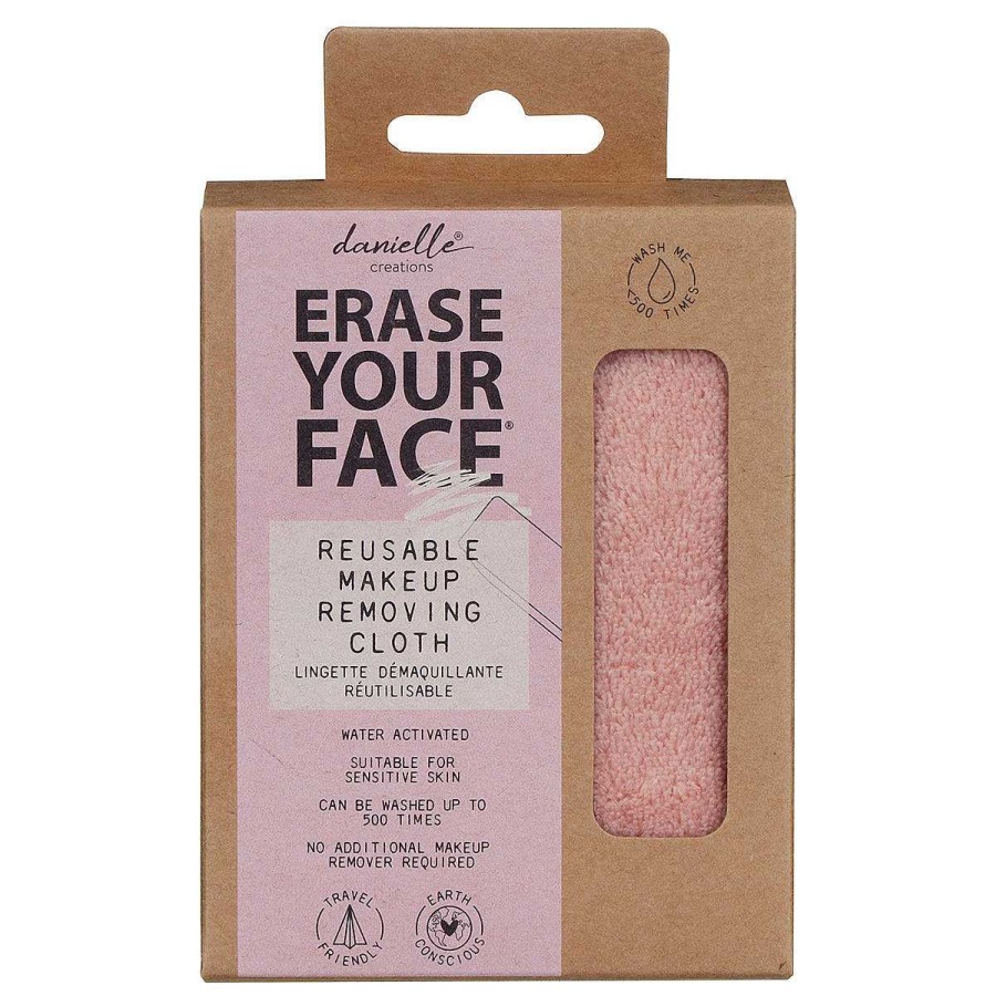 Beauty Accessories | Danielle Creations Danielle Creations Erase Your Face Pink Makeup Removing Cloth