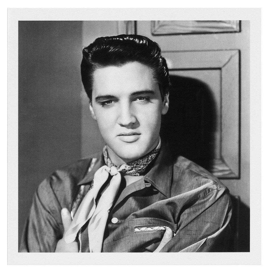 Photographic Cards | Temptation Gifts Holy Mackerel Black & White 'Elvis' Greetings Card