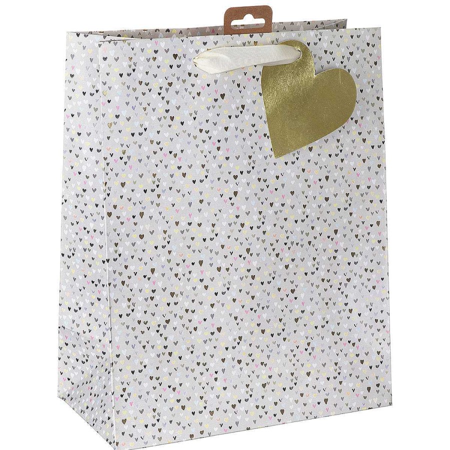 Large Gift Bags | Glick Glick Paper Salad Hearts Large Gift Bag