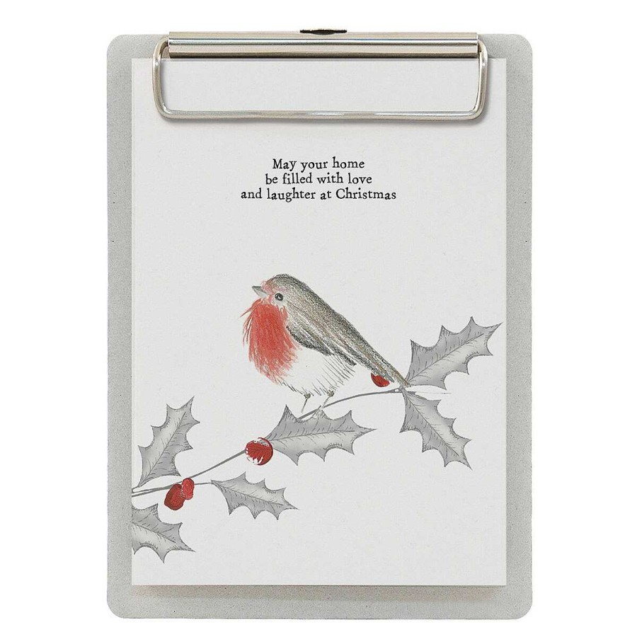 Memo Pads & Jotters | East of India East Of India 'May Your Home' Bird Clip Pad