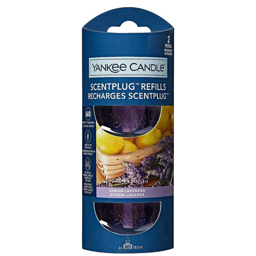 Other Home Fragrance | Yankee Candle Yankee Candle Lemon Lavender Scent Plug Refill Twin Pack