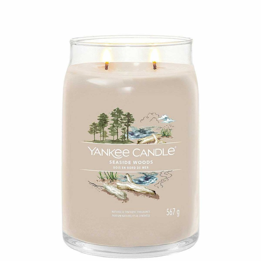 Jar Candles | Yankee Candle Yankee Candle Seaside Woods Signature Large Jar Candle