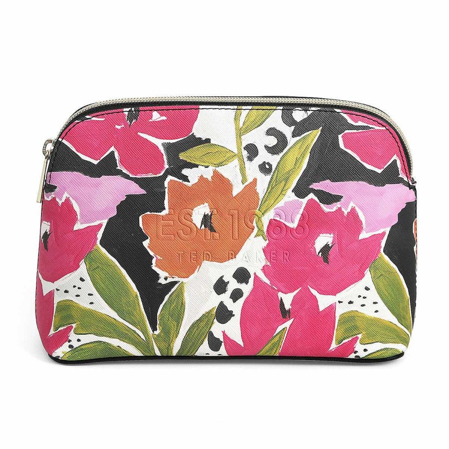 Make Up Bags | Ted Baker Ted Baker Megscon Printed Magnolia Makeup Bag