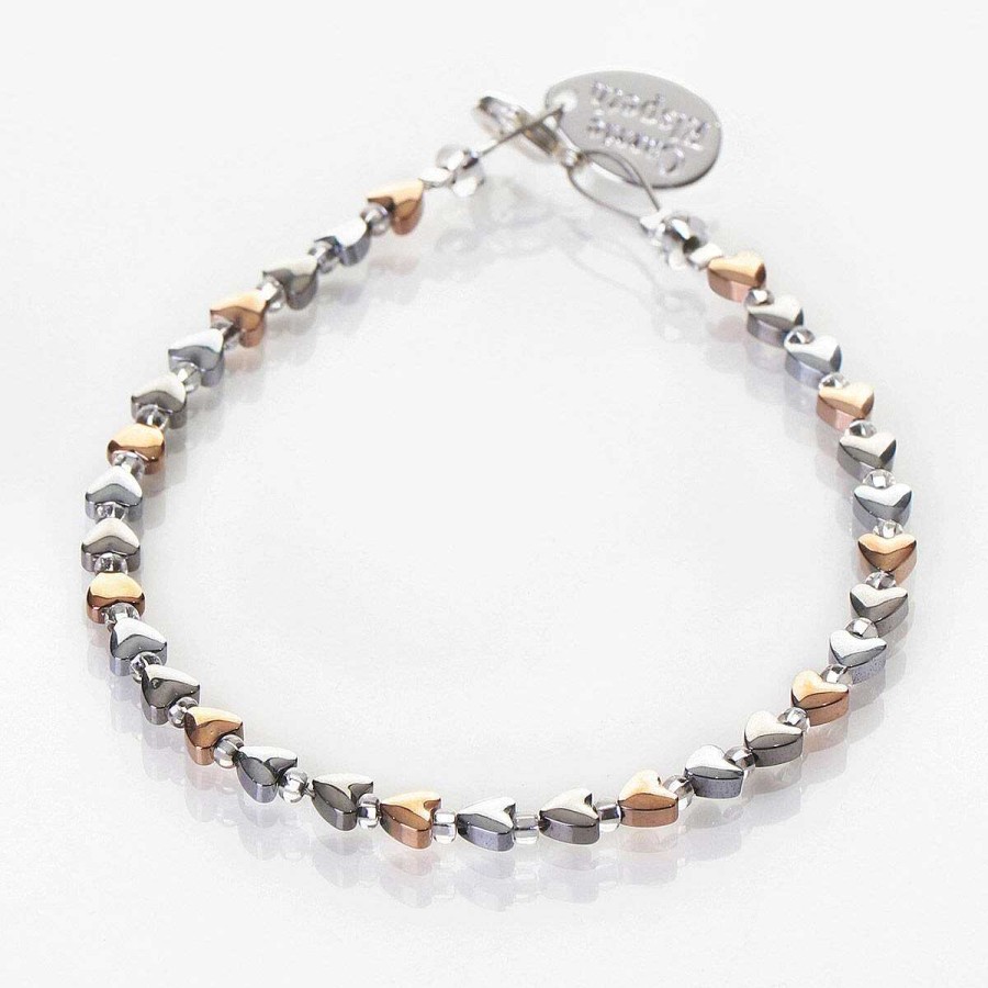 Bridal Jewellery | Carrie Elspeth Carrie Elspeth Cariad Hearts Bracelet