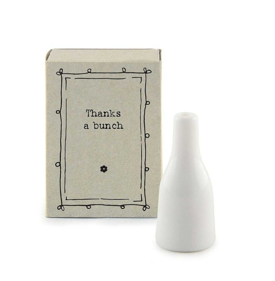 Flower Vases | East of India East Of India 'Thanks A Bunch' Matchbox Vase