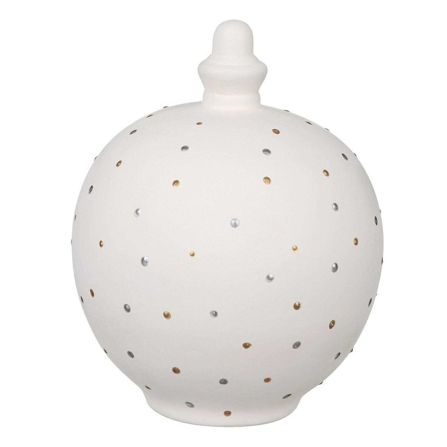 Money Pots | Temptation Temptation Cream With Gold & Silver Spots Money Pot