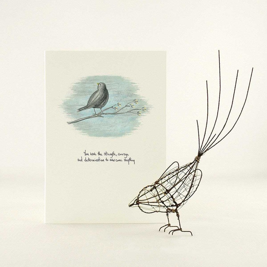 Inspirational | East of India East Of India 'You Have The Strength' Bird Card