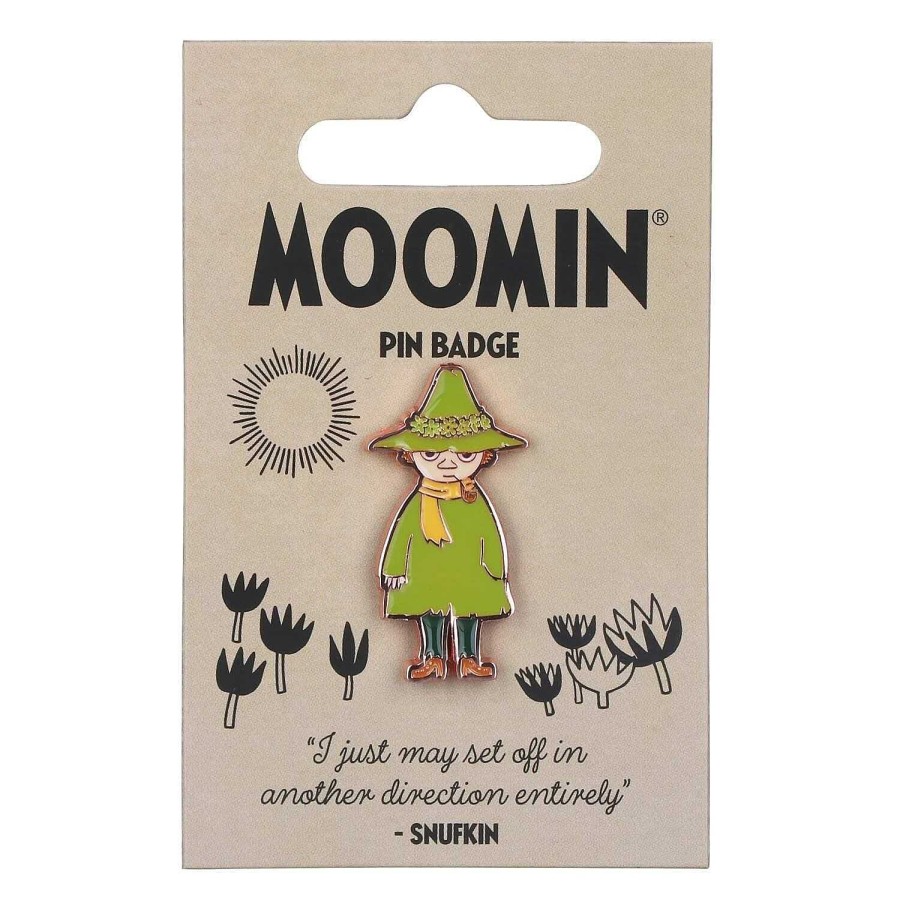 Brooches & Pin Badges | Moomin Moomin 'Snufkin' Enamel Pin Badge