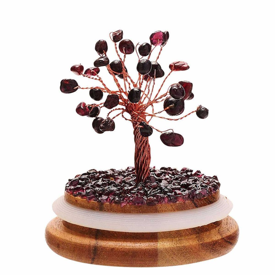 Gemstone Trees | Widdop & Co Widdop & Co Garnet Gemstone Dome Tree