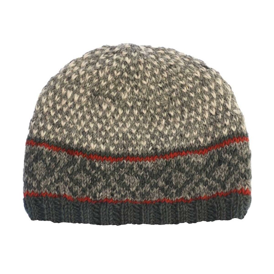 Styles | Pachamama Pachamama Men'S Tromso Graphite Beanie Hat