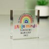 Personalised Gifts | Temptation Gifts Personalised Teacher 'Shape Little Minds' Crystal Token