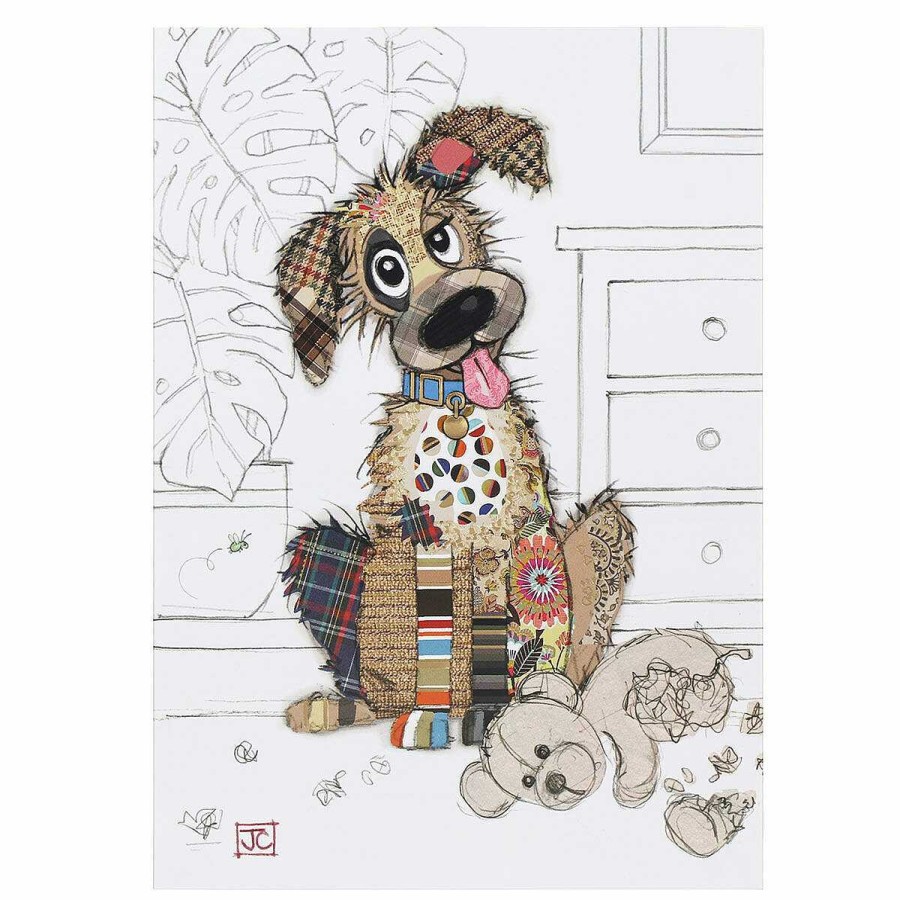 Cats & Dogs Cards | Bug Art Bug Art Kooks Murphy Mutt Greetings Card