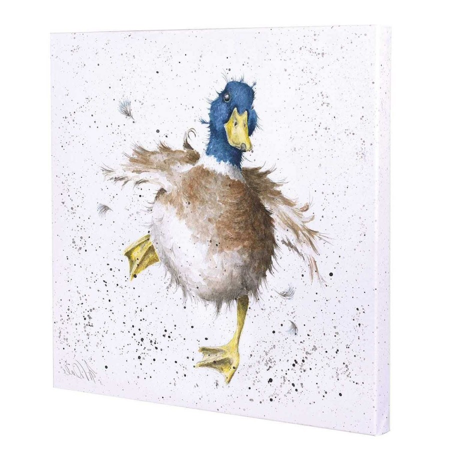 Art Prints | Wrendale Wrendale 'A Waddle And A Quack' Small Canvas