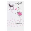 New Baby | Second Nature Second Nature 'Baby Girl' Flamingo & Baby New Baby Card