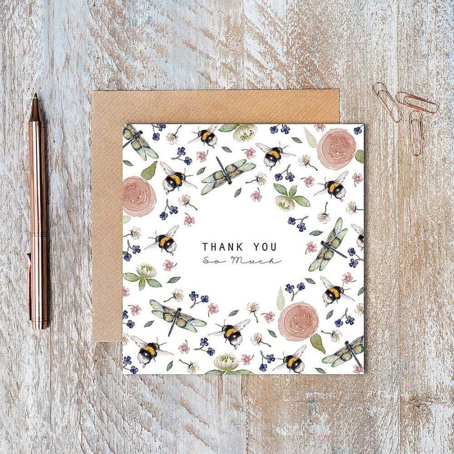 Thank You | Toasted Crumpet Toasted Crumpet Garden Wildflower Meadows 'Thank You So Much' Card