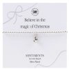 Bracelets | Carrie Elspeth Carrie Elspeth Believe In The Magic Of Christmas Sentiment Bracelet