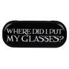 Glasses Cases | Emma Bridgewater Emma Bridgewater 'Where Did I Put My Glasses' Black Toast Glasses Case