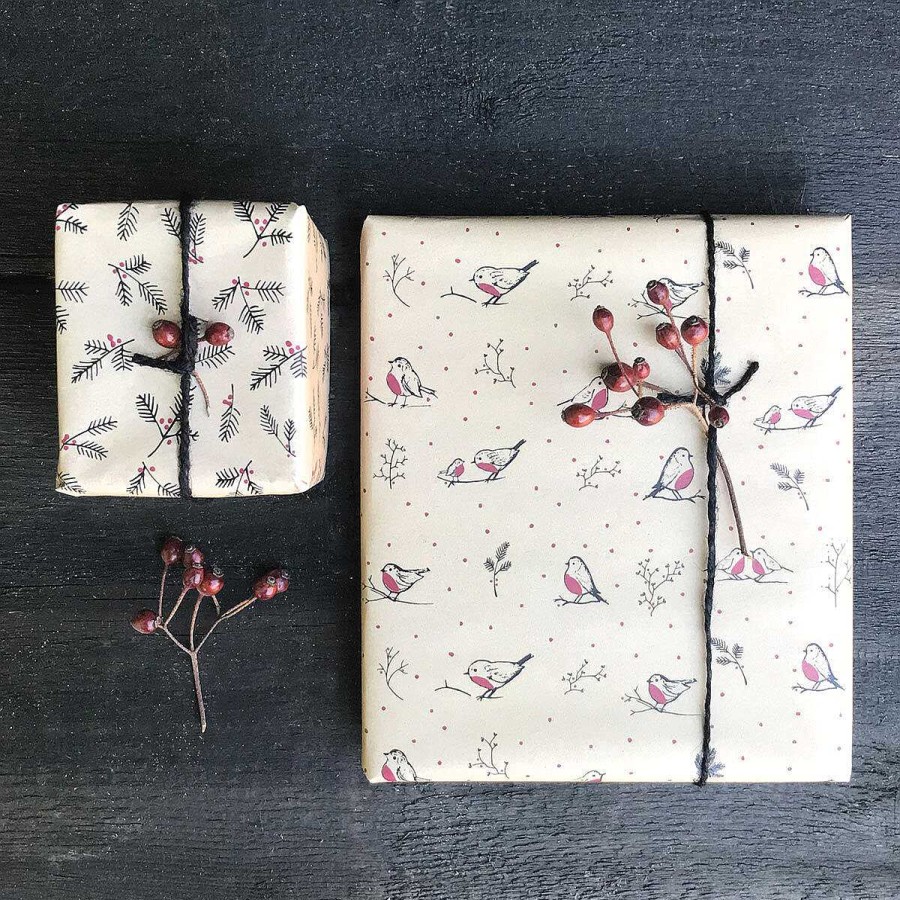 Wrapping Paper | East of India East Of India Robins Roll Of Kraft Paper