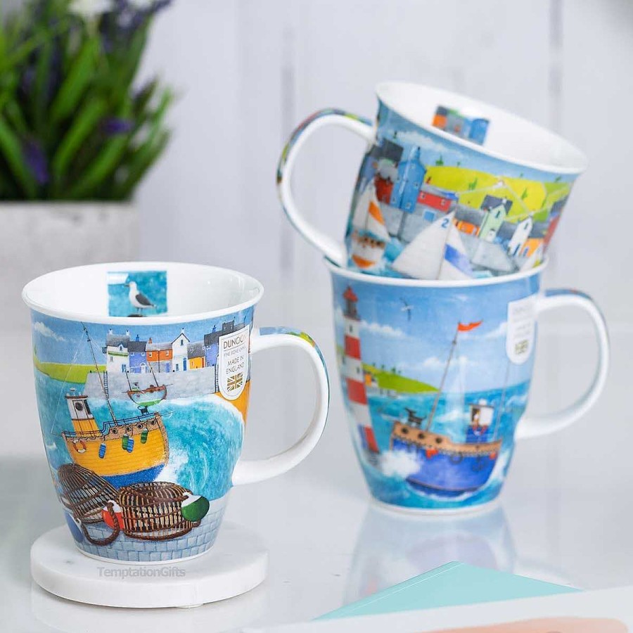 Mugs & Tea Cups | Dunoon Dunoon Ahoy Lobster Pot Nevis Shape Mug