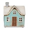 Candle Accessories | Village Pottery Village Pottery Turquoise Traditional House Tealight Holder